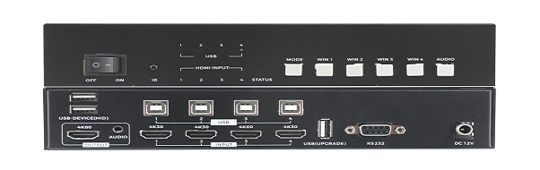 4K60 KVM四画面分割器